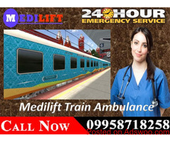 Medilift Train Ambulance in Guwahati is Providing a Risk-Free Relocation