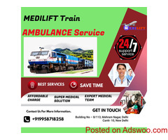 Medilift Train Ambulance in Kolkata is Offering Advanced Intensive Care