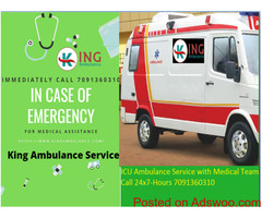 King Ambulance Service in Tatanagar – Detailed Health supervision
