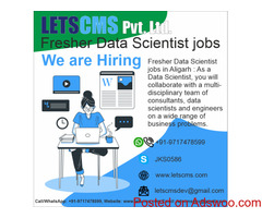 Fresher Data Scientist jobs in Aligarh, Vacancies