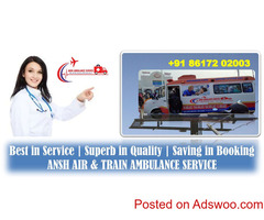 Get quote for Air Ambulance Services Cost in Kolkata to save your loved one | ANSH