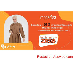 Get 20% Off with Modanisa Code when Buying the Modest Clothes and dresses for women