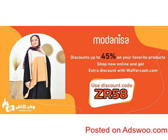 Get 20% Off with Modanisa Code when Buying the Modest Clothes and dresses for women