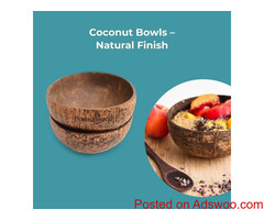 Coconut Bowls – Natural Finish