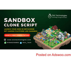 Sandbox clone script- To launch 3D Metaverse Gaming Platform