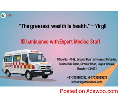 King Ambulance Service in Vasantkunj- Utmost Excellence in shifting