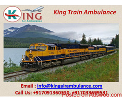 For Instantaneous Medical Transfer King Train Ambulance in Guwahati is Your Companion