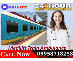 Medilift Provides Train Ambulance in Patna at Nominal Expense