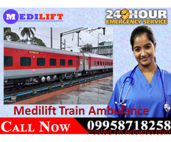 Get Transported to the Desired Destination with Medilift Train Ambulance in Guwahati