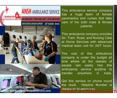 Get Instant Quality Ambulance Services from Ranchi |ANSH