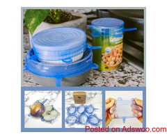 Silicone Bowl Covers (6 pcs)