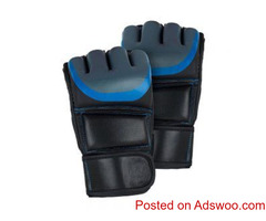 Omika Real Leather Boxing Glove In Black Color -