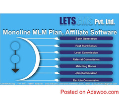 Monoline MLM Compensation Plan, Single Leg Business, Affiliate, MLM eCommerce Price USA, Nigeria