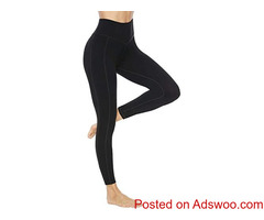Women's High Waisted Gym Leggings - Tummy Control Yoga Pants Full Length