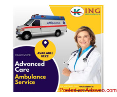 King Ambulance in Bhagalpur – Medically Packed Ground Ambulance