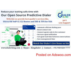 Predictive dialer provide by Dialerking technology