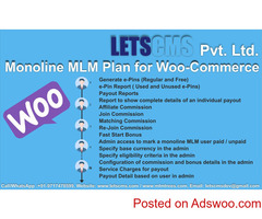 Monoline MLM wordpress, WooCommerce, Referral, Affiliate, Repurchase Plan Price Uk, Australia