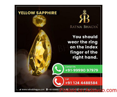 G.I.A Certified Yellow Sapphire for Your Business