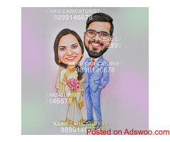 Wedding Couple Caricature Artist... 9899146678