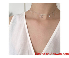 Moon And Star Necklace