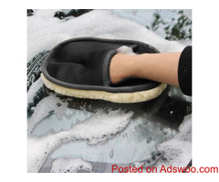 Washing Glove For Using In Cars