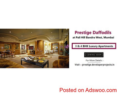 Prestige Daffodils Pali Hill Bandra West Mumbai - Live Your Dreams In The Lap Of Nature