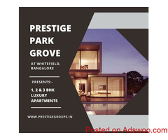 Upcoming Prestige Park Grove Project In Bangalore