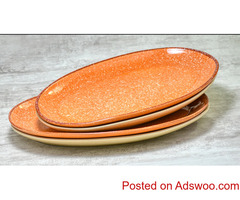 Handmade Organic Ceramic Sides Plate / Dessert Plate