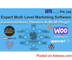 MLM Software Build, Binary plan, Unilevel Plan, Monoline Plan & Force Matrix MLM Plan
