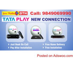 Tata Play New Connection | Tatasky New Connection | Call 9849069990