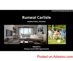 Runwal Carlisle– A Real Luxury Project In DN Nagar, Andheri West, Mumbai