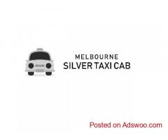 Melbourne silver taxi cab