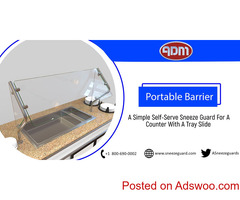 Portable Barrier- Keeps You and Your Food Safe from Harmful Viruses