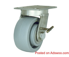 Stainless Steel Caster Wheels , Hospital Bed Casters , Anti Static Caster Wheels manufacturers