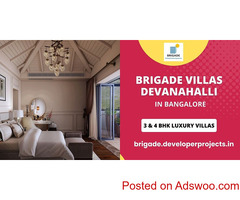 Brigade Devanahalli Villas In Bangalore - Bring Home The Sunshine