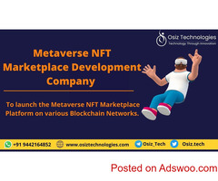 Launch a unique NFT Marketplace for Metaverse - Osiz