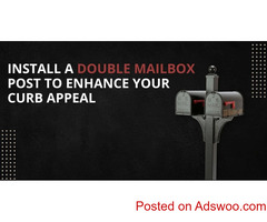 Install A Double Mailbox Post To Enhance Your Curb Appeal