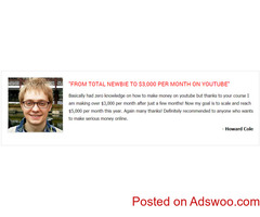 If you want to make money with YouTube