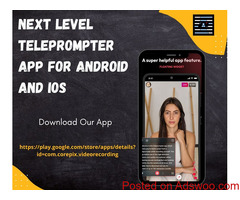 Next level Teleprompter App for Android and IOS