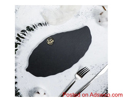 BUY SCANDI - SLATE LEAF PLATE