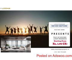 Lodha Codename Never Before Malad West Mumbai - Home that Sparks Your Life