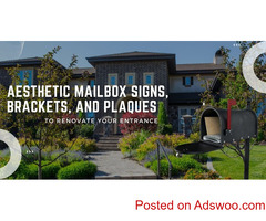 Aesthetic Mailbox Signs, Brackets, & Plaques To Renovate Your Entrance