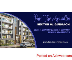 Puri The Aravallis Sector 61 Gurgaon | A Smooth And Quiet Ride To Your Doorstep