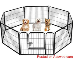 Heavy Duty Pet Playpen Dog Exercise Pen Cat Fence