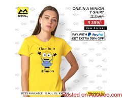 Buy Amazing T shirts for Womens Online India at Beyoung