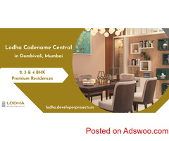 Lodha Codename Central - Brighter Homes. Livelier Lives At Dombivali Mumbai