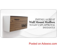 Install A Great Wall Mount Mailbox To Get USPS Approval Instantly