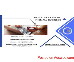 We Also Register The Company For Small Businesses In The USA.
