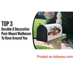 Top 3 Durable & Decorative Post-Mount Mailboxes To Have Around You