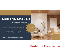 Ashiana Amarah Sector 93 - Features That Compliment Your Lifestyle At Gurgaon